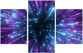 Tablou - Spațiu neon (90x60 cm)