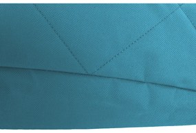 Fotoliu tip sac, material textil turcoaz, VETOK