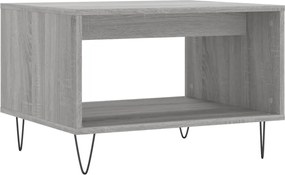 vidaXL Măsuță de cafea, gri sonoma, 60x50x40 cm, lemn compozit