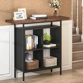 Masa de bar Stolik, Pako World, Nuc-Negru, 100x35x110 cm
