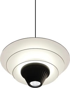 Lustră LED pe cablu MANLEY LED/5W/230V negru/alb