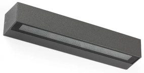 Aplica LED de exterior ambientala design modern IP65 DORO-20 gri inchis