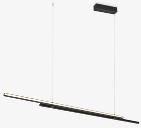 Lustra LED suspendata stil minimalist modern Halo negru