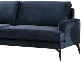 Canapea de colț Papira Corner Left (Chl+3R) - Navy Blue