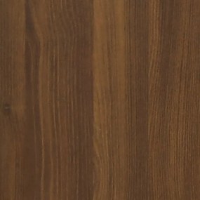 Servanta, stejar maro, 80x30x60 cm, lemn prelucrat 1, Stejar brun