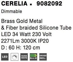 Lustra LED dimabila moderna, design deosebit CERELIA NVL-9082092