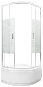 Cabină de duș cu tavă adâncă Madera 80 81x81x205 cm