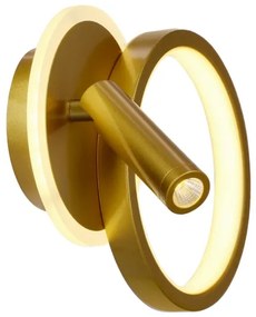 Aplica de perete tip spot LED MONET LED/15W/230V, auriu