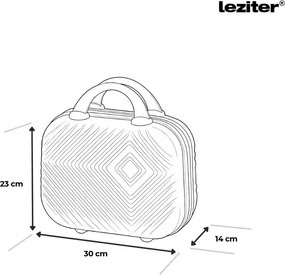 TraveLux Pro valiză de cabină cu roată detașabilă 50x40x20 cm albastru lagună