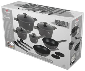 Set oale si tigai 15 piese Anthracite Berlinger Haus BH 8141