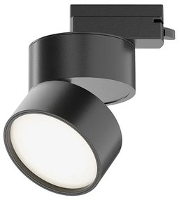 Spot LED, accesoriu pentru sinele monofazate Unity, Onda negru 4000K