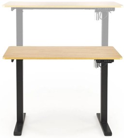 Masă PC Bush (stejar auriu + negru). 1092601