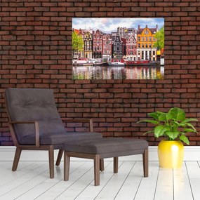 Tablou - Amsterdam, case de dans (90x60 cm)