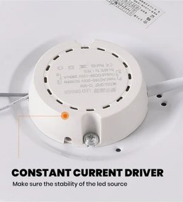 Brilagi - Plafonieră LED SMART STARS dimabilă, 24 W, 230 V, Ø 38 cm, Wi‑Fi (Tuya) + telecomandă