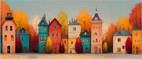 Tablou - Sat de toamnă (120x50 cm)