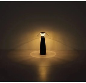 Lampă LED tactilă reîncărcabilă dimabilă de masă Globo 21021B ILLUMI LED/1W/3,7V 3000K negru