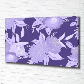 Print pe canvas Model floral