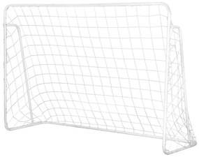 Poartă de fotbal cu perete cu țintă 180x61x122 cm