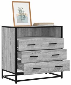 vidaXL Dulap cu sertar, gri sonoma, 70x41x70 cm, lemn prelucrat