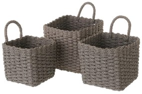 Coșuri de depozitare 3 buc. din hârtie – Casa Selección