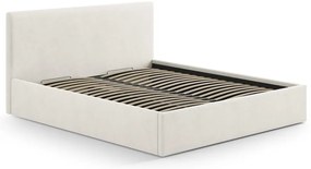 Tăblie de pat crem tapițată 170,5x100 cm Remo – Micadoni