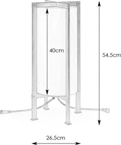 Markslöjd 107987 - Lampă LED de exterior GARDEN24 LED/6W/24V 54 cm IP44 neagră