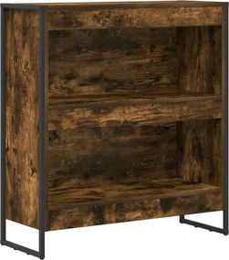 vidaXL Dulap pentru cărți Stejar fumuriu 80 x 30 x 155 cm