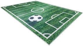 BAMBINO 51760 covor lavabil Teren, fotbal pentru copii anti-alunecare - verde