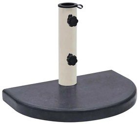 vidaXL Suport pentru umbrelă, negru, 40x28x4 cm, granit