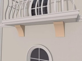 Consola decorativa de exterior FPC11 dimensiuni 400x250x250mm
