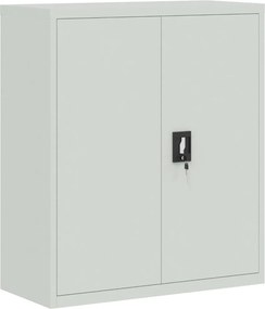 vidaXL Fișet, gri deschis, 90x40x105 cm, oțel