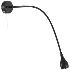 Aplica LED moderna cu brat flexibil Drop neagra 320130 NL