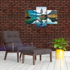 Tablou - Lacul Hintersee, Alpii Bavarezi, Austria (90x60 cm)