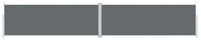 Copertina laterala retractabila, antracit, 180x1000 cm Antracit, 180 x 1000 cm