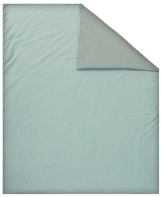 Pilota pentru copii din bumbac, fata dubla, umplutura hipoalergenica BabySoft, Salvia, 150x100cm