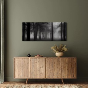 Tablou - Pădure în ceață (120x50 cm)