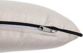 Perna decorativa LUX 43x43cm, alb/ negru 115446 HZ