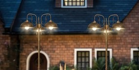 Stalp exterior IP44 realizat manual din alama Lipari