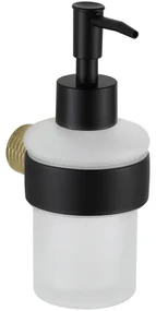Dispenser pentru săpun Mexen Base, negru/auriu - 70882388-57