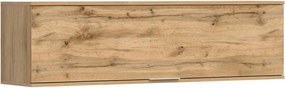 Dulap suspendat ZELE, stejar wotan, PAL laminat, 135x31x37 cm