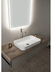 Isvea - Lavoar pentru blat AQUA 60x38 cm ceramică/alb