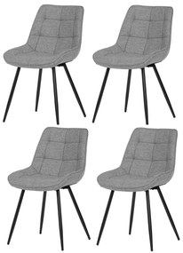 Set de scaune de sufragerie CT-395 SIL2, 4 buc.