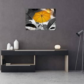 Tablou - Umbrelă galbenă (70x50 cm)