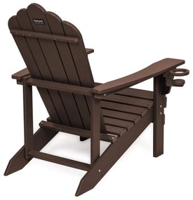 Fotoliu de grădină maro din plastic Adirondack – Bonami Selection