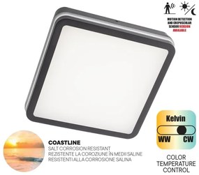 Plafonieră LED de exterior cu senzor ISOLA LED/24W/230V IP54 Redo 90292