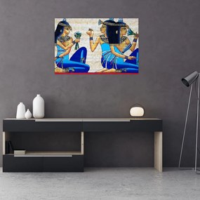 Tablou - Picturi egiptene (90x60 cm)