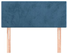 Tablie de pat, albastru inchis, 90x5x78 88 cm, catifea 1, Albastru inchis, 90 x 5 x 78 88 cm
