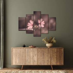 Tablou cu floare roz (150x105 cm)