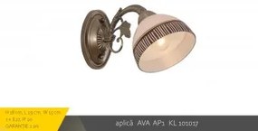 Aplica clasica 1 bec E27 Ava KL101017 Klausen