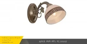 Aplica clasica 1 bec E27 Ava KL101017 Klausen